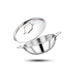 TRIPLY STAINLESS STEEL KADAI WITHOUT LID (Induction Friendly)