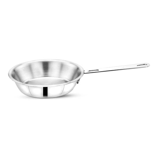 TRIPLY STAINLESS STEEL FRY PAN (Induction Friendly)