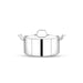 TRIPLY STAINLESS STEEL SAUCE POT WITH LID (Induction Friendly)