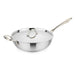 TRIPLY STAINLESS STEEL WOKPAN WITH LID